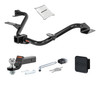 15 - 18 Chevrolet City Express 2in. CURT Trailer Hitch + Ball Mount + Cover + Lock Kit HWA318