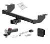 23 - 24 Nissan Ariya 2in. CURT Trailer Hitch + Ball Mount + Cover + Lock Kit HWA2012