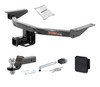 16 - 23 Mazda CX-9 2in. CURT Trailer Hitch + Ball Mount + Cover + Lock Kit HWA1804