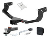 07 - 15 Mazda CX-9 2in. CURT Trailer Hitch + Ball Mount + Cover + Lock Kit HWA1806