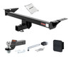 07 - 12 Mazda CX-7 2in. CURT Trailer Hitch + Ball Mount + Cover + Lock Kit HWA1802