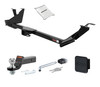 04 - 07 Dodge Caravan With Stow'n Go 2in. CURT Trailer Hitch + Ball Mount + Cover + Lock Kit HWA668