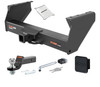 07 - 24 Chevrolet Silverado 3500 HD Cab & chassis 2in. CURT Trailer Hitch + Ball Mount + Cover + Lock Kit HWA577