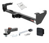 87 - 95 Nissan Pathfinder 2in. CURT Trailer Hitch + Ball Mount + Cover + Lock Kit HWA2051