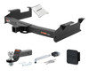 07 - 07 Chevrolet Silverado 3500 Classic Factory replacement hitch 2in. CURT Trailer Hitch + Ball Mount + Cover + Lock Kit HWA541