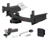 19 - 25 RAM 1500 2in. CURT Trailer Hitch + Ball Mount + Cover + Lock Kit HWA2165