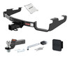 00 - 03 Daihatshu DAIHATSU 2in. CURT Trailer Hitch + Ball Mount + Cover + Lock Kit HWA658