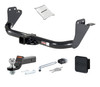 11 - 24 Mitsubishi Outlander Sport 2in. CURT Trailer Hitch + Ball Mount + Cover + Lock Kit HWA1995