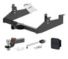 20 - 24 Chevrolet Silverado 3500 HD 6' bed, excluding factory receiver, Tommy Gate lift or cab & chassis 2in. CURT Trailer Hitch + Ball Mount + Cover + Lock Kit HWA548