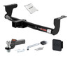 11 - 14 Nissan Murano Crosscabriolet 2in. CURT Trailer Hitch + Ball Mount + Cover + Lock Kit HWA2036