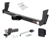 95 - 04 Oldmobile Bravada 2in. CURT Trailer Hitch + Ball Mount + Cover + Lock Kit HWA2099