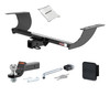 12 - 16 Dodge Charger 2in. CURT Trailer Hitch + Ball Mount + Cover + Lock Kit HWA678