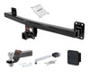 11 - 18 Porche Cayenne 2in. CURT Trailer Hitch + Ball Mount + Cover + Lock Kit HWA2149