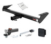 05 - 24 Nissan Frontier 2in. CURT Trailer Hitch + Ball Mount + Cover + Lock Kit HWA2016
