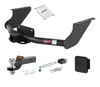 19 - 24 RAM 1500 Classic Excluding factory receiver 2in. CURT Trailer Hitch + Ball Mount + Cover + Lock Kit HWA2174