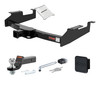 01 - 06 Chevrolet Silverado 3500 8' bed, with Tommy Gate lift 2in. CURT Trailer Hitch + Ball Mount + Cover + Lock Kit HWA529