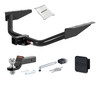 07 - 12 Dodge Nitro 2in. CURT Trailer Hitch + Ball Mount + Cover + Lock Kit HWA709