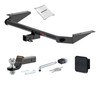 17 - 21 Chrysler Pacifica Excluding hybrid 2in. CURT Trailer Hitch + Ball Mount + Cover + Lock Kit HWA642