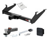02 - 02 Dodge Ram 1500  6' bed only (built before 11/02) 2in. CURT Trailer Hitch + Ball Mount + Cover + Lock Kit HWA721