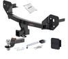 20 - 25 Subaru Legacy Sedan 2in. CURT Trailer Hitch + Ball Mount + Cover + Lock Kit HWA2294