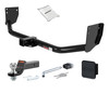 07 - 09 Chrysler Aspen 2in. CURT Trailer Hitch + Ball Mount + Cover + Lock Kit HWA634