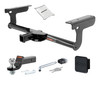 21 - 24 Volvo XC90 Excluding plug-in hybrid 2in. CURT Trailer Hitch + Ball Mount + Cover + Lock Kit HWA2563