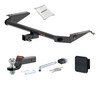 17 - 24 Chrysler Pacifica Hybrid only 2in. CURT Trailer Hitch + Ball Mount + Cover + Lock Kit HWA641
