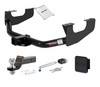 99 - 16 Ford F-250 Super Duty 2in. CURT Trailer Hitch + Ball Mount + Cover + Lock Kit HWA887