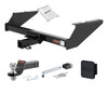 97 - 03 Ford F-150  New body, excluding 20" spare tire 2in. CURT Trailer Hitch + Ball Mount + Cover + Lock Kit HWA862