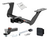 14 - 18 Subaru Forester 2in. CURT Trailer Hitch + Ball Mount + Cover + Lock Kit HWA2267
