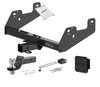 15 - 24 Ford F-150  Excluding factory receiver or Police Responder 2in. CURT Trailer Hitch + Ball Mount + Cover + Lock Kit HWA850
