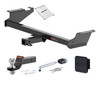 09 - 14 Volkswagen Routan 2in. CURT Trailer Hitch + Ball Mount + Cover + Lock Kit HWA2516