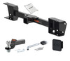 19 - 24 Subaru Ascent 2in. CURT Trailer Hitch + Ball Mount + Cover + Lock Kit HWA2253