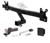 09 - 16 Volvo XC70  2in. CURT Trailer Hitch + Ball Mount + Cover + Lock Kit HWA2561