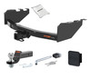 19 - 19 GMC Sierra 1500 Limited 2in. CURT Trailer Hitch + Ball Mount + Cover + Lock Kit HWA1177