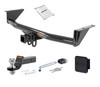 15 - 22 GMC Canyon 2in. CURT Trailer Hitch + Ball Mount + Cover + Lock Kit HWA1068