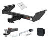 73 - 99 Ford   Old body, excluding 10" drop bumper and 73 - 79 crew cab 2in. CURT Trailer Hitch + Ball Mount + Cover + Lock Kit HWA875
