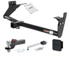 09 - 12 Infiniti FX35 2in. CURT Trailer Hitch + Ball Mount + Cover + Lock Kit HWA1470