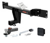 17 - 19 Infiniti QX30 2in. CURT Trailer Hitch + Ball Mount + Cover + Lock Kit HWA1491