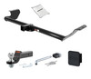 99 - 17 HONDA Odyssey 2in. CURT Trailer Hitch + Ball Mount + Cover + Lock Kit HWA1374
