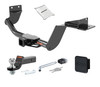 19 - 20 Hyundai Santa Fe 2in. CURT Trailer Hitch + Ball Mount + Cover + Lock Kit HWA1438
