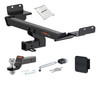 17 - 17 JEEP Compass Built in Mexico 2in. CURT Trailer Hitch + Ball Mount + Cover + Lock Kit HWA1543
