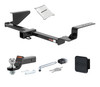 02 - 06 HONDA CR-V 2in. CURT Trailer Hitch + Ball Mount + Cover + Lock Kit HWA1357