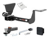 07 - 11 HONDA CR-V 2in. CURT Trailer Hitch + Ball Mount + Cover + Lock Kit HWA1355