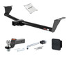 07 - 10 Hyundai Entourage 2in. CURT Trailer Hitch + Ball Mount + Cover + Lock Kit HWA1417