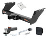 78 - 96 Ford Bronco 2in. CURT Trailer Hitch + Ball Mount + Cover + Lock Kit HWA788