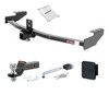 06 - 14 HONDA Ridgeline 2in. CURT Trailer Hitch + Ball Mount + Cover + Lock Kit HWA1390