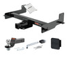 15 - 24 Ford Transit-250 2in. CURT Trailer Hitch + Ball Mount + Cover + Lock Kit HWA993