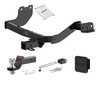 22 - 24 Hyundai Santa Cruz 2in. CURT Trailer Hitch + Ball Mount + Cover + Lock Kit HWA1434