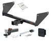 19 - 24 Toyota RAV4 2in. CURT Trailer Hitch + Ball Mount + Cover + Lock Kit HWA2423